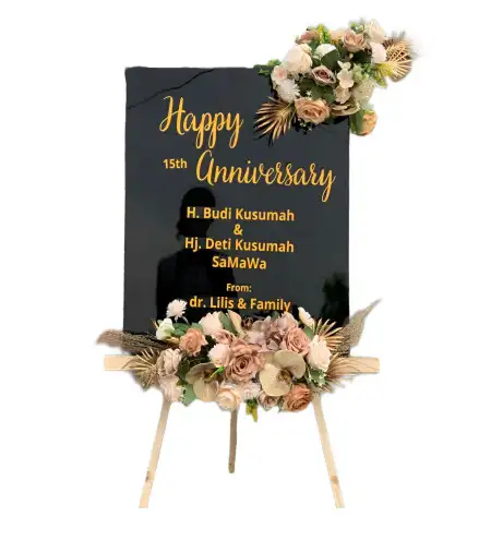 Papan Bunga Akrilik Newung